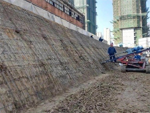 阳城建筑边坡支护